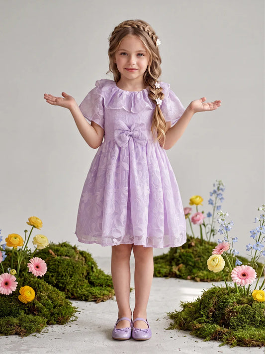 Girls Embroidered Dress