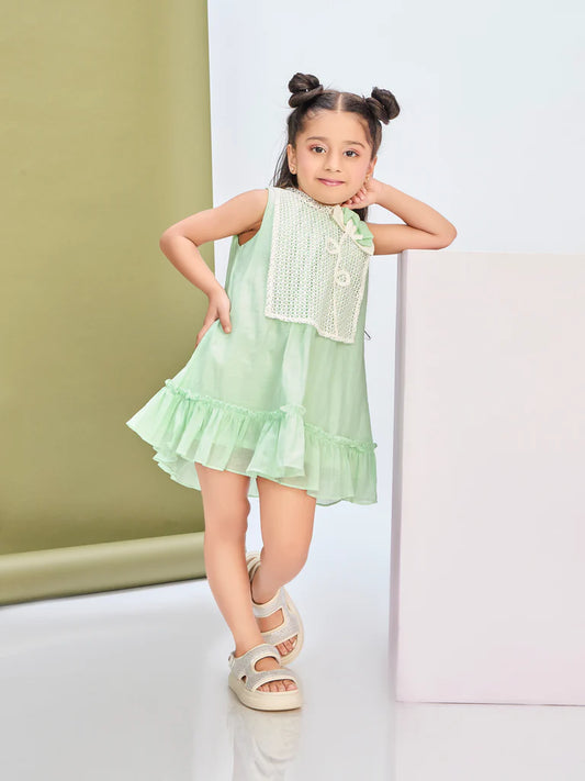 Girls Fashion Dress & Bib